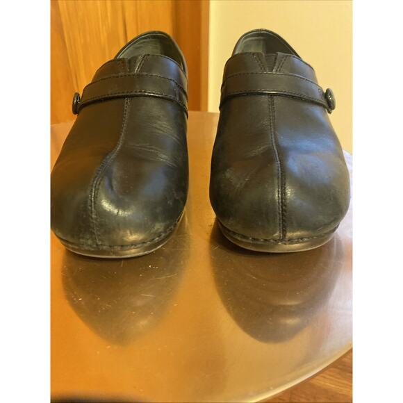 Dansko | Black Leather Clogs Excellent Condition - Size 41 / US 9.5 - Picture 3 of 11